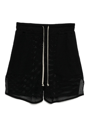 Rick Owens X Champion cotton drop-crotch shorts - Black