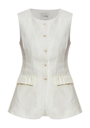 Posse linen waistcoat - Neutrals