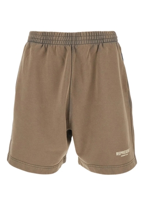 Represent pocket cotton shorts - Brown