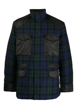 Maharishi tartan-check bomber jacket - Green