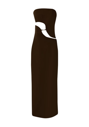 MISCI Argolista maxi dress - Brown