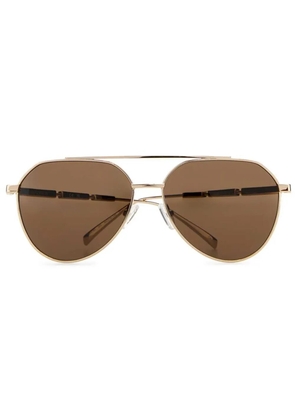 Alexander McQueen Eyewear pilot sunglasses - Gold