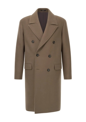 Boggi Milano double-breasted wool coat - Brown