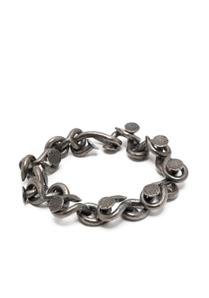 Guidi nail chain bracelet - Silver