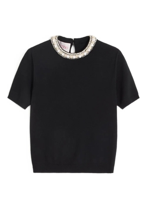 Valentino Garavani embellished T-shirt - Black