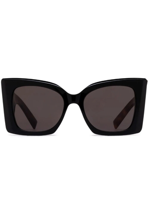 Saint Laurent Eyewear Blaze oversize-frame sunglasses - Black