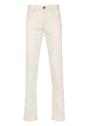 Canali skinny trousers - Neutrals