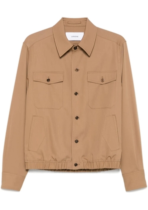 Lardini virgin-wool jacket - Brown