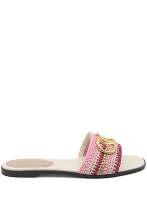 Valentino Garavani VLogo Signature slides - Pink