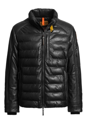 Parajumpers Earnie quilted leather jacket - Black
