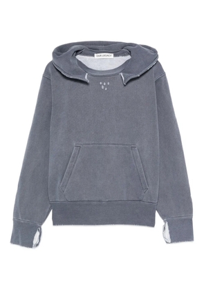 OUR LEGACY drop-shoulder hoodie - Blue