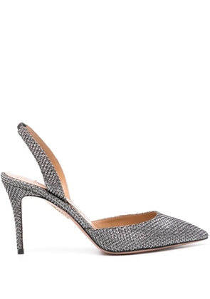 Aquazzura So Nude Pump 85mm pumps - Silver