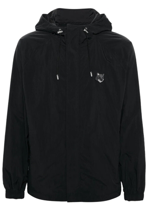 Maison Kitsuné Chillax Fox hooded windbreaker - Black