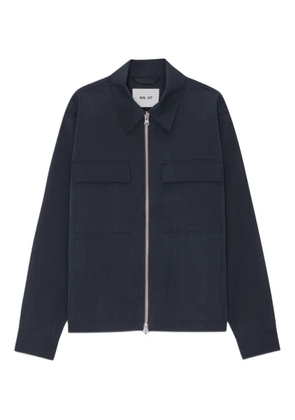 NN07 zip-up utility jacket - Blue