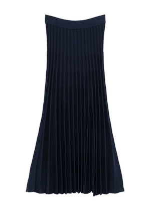MRZ pleated midi skirt - Blue