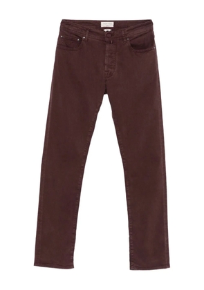Jacob Cohën Scoot five-pocket cotton trousers - Brown