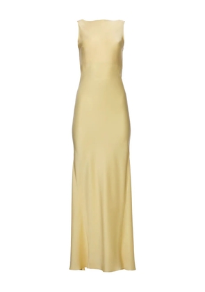 IL VOLO Daria cowl-back slip dress - Yellow