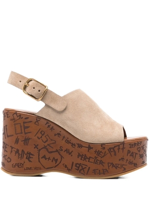 Chloé Maxime sandals - Neutrals