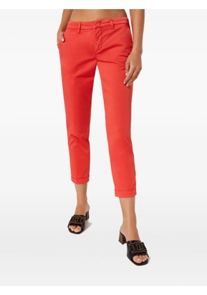 Fay rolled-hem trousers - Red