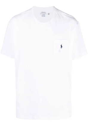 Polo Ralph Lauren embroidered-logo short-sleeve T-shirt - White