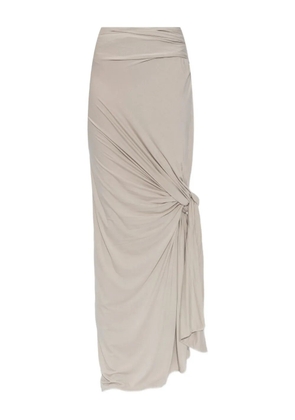 ENTIRE STUDIOS knotted maxi skirt - Grey