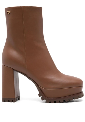 Gianvito Rossi 70mm Harlem boots - Brown