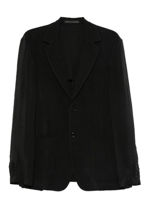 Giorgio Armani single-breasted blazer - Black