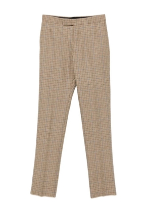 Thom Browne checked straight-leg trousers - Neutrals