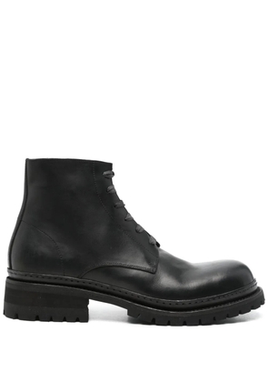 A Diciannoveventitre leather boots - Black