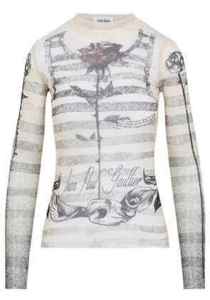 Jean Paul Gaultier printed T-shirt - White