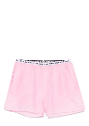 PARAMIDONNA silk beach shorts - Pink