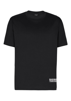 Balmain logo-stamp T-shirt - Black