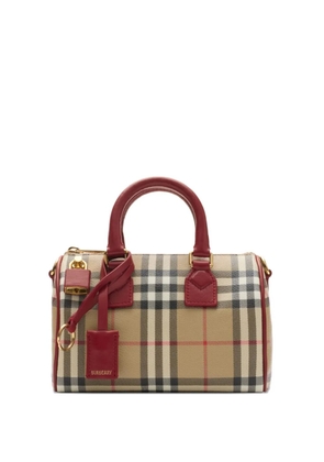 Burberry bowling check mini bag - Neutrals
