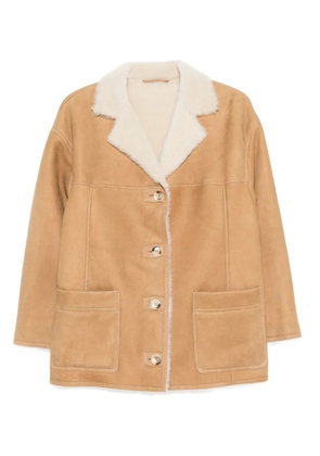 Simonetta Ravizza suede jacket - Neutrals