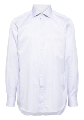 Zegna striped cotton shirt - Blue