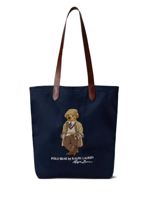 Polo Ralph Lauren Polo Bear-embroidered tote bag - Blue