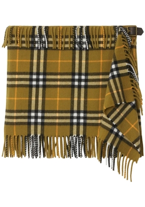 Burberry decorative buckle skirt - Green