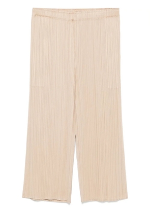 Pleats Please Issey Miyake MC August trousers - Neutrals