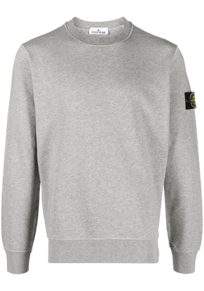 Stone Island Compass-badge cotton sweatshirt - Grey