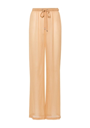 PARAMIDONNA Aria lurex trousers - Brown