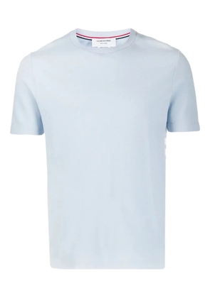 Thom Browne 4-Bar insert piqué T-shirt - Blue