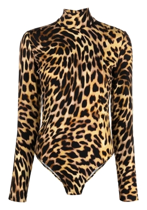 Stella McCartney leopard-print bodysuit - Neutrals