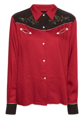 BODE Jumper Western embroidered-star shirt