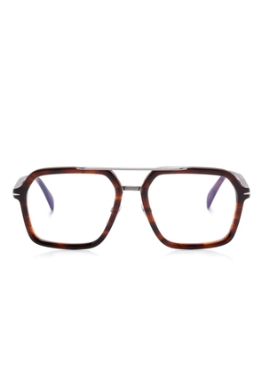 Eyewear by David Beckham pilot-frame glasses - Brown