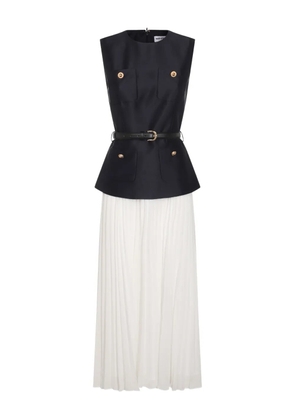 Self-Portrait sleeveless dress - Black