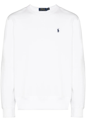 Polo Ralph Lauren embroidered logo sweatshirt - White