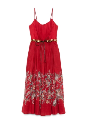 ZIMMERMANN cotton dress - Red