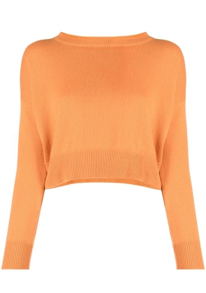 Teddy Cashmere Genova cropped cashmere jumper - Orange