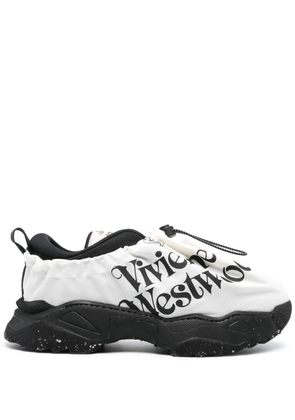 Vivienne Westwood logo-print layered sneakers - Black