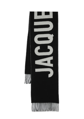 Jacquemus L'Echarpe Jacquemus virgin-wool scarf - Black